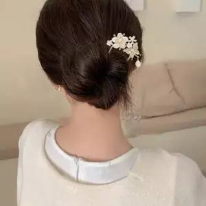 진주비녀 이우 U자비녀 머리비녀 헤어핀 전