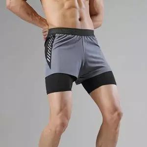 야외 스포츠 이우 활동복 투인원 팬츠 남성 마라톤