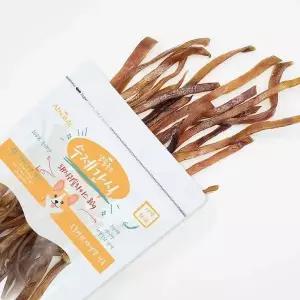 앱솔루트 수제간식 돼지귀슬라이스 80g 강아지 간식
