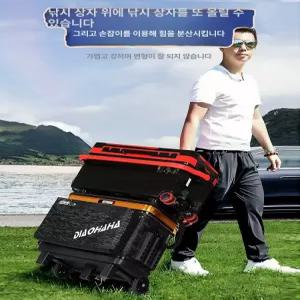 낚시 캐리어 태클박스 루어 이동식 하드 가방 다기능 상자