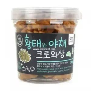강아지간식 황태와야채 크로와상 300g 1P 애견 수제