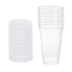 롯데 테이크아웃 컵세트 720ml 10개입 1p 카페 음료컵 아이스커피용컵 일회용컵 일회용플라스틱컵
