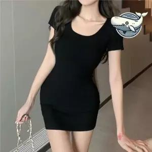 슬림핏 블랙 반팔 미니원피스 여름 데일리룩 7부원피스 플라워원피스 프릴원피스