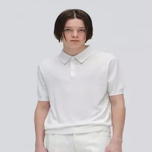 [이지오]Soft Collar Half Knit_Ivory