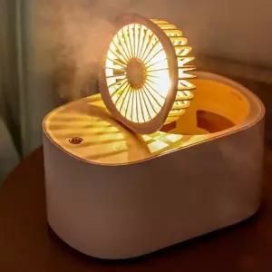 ( )시원촉촉 USB 가습기 선풍기 미니탁상가습기선풍기 미니탁상용가습기선풍기 탁상미니가습기선풍기