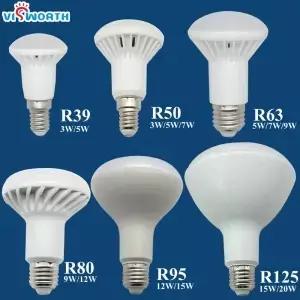 E14 Led 램프 R50 조명 E27 3W 5W 7W 9W 12W 15W 20W AC 110V 220V 240V 가정용 따뜻한 차가운 흰색 전구