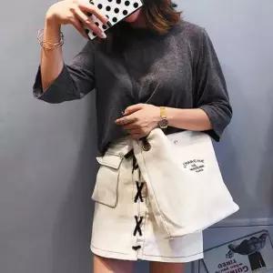 에코 솔더백 패브릭 천가방 예쁜 캐주얼 보세 가방