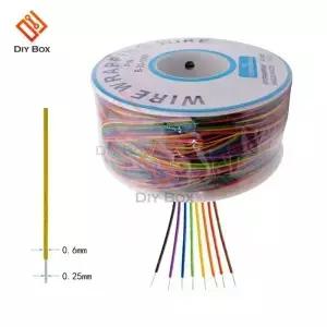 라핑 와이어 280M 30 AWG B-30-1000 8 색 케이블 브레드 보드 점퍼 컬러 절연 리드