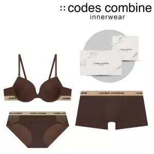 백화점 코데즈컴바인 이너웨어 정품 브라운베이직커플세트 CEMBRBPDR961BR 커플 선물