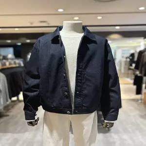 지이크 SS 버튼 디테일 생지 데님 트러커 남자 청 점퍼 PIMAA6001 564432