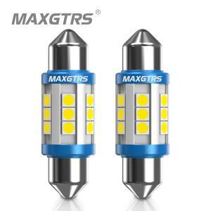 2x C5W LED 전구 CANBUS 12V 꽃줄 31mm C10W 자동차 인테리어 조명 번호판 독서 램프 3030 SMD 6000K 흰색