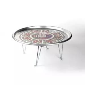 양은상 밥상 다과상 술상 찻상 옛날 양은 교자상 42CM
