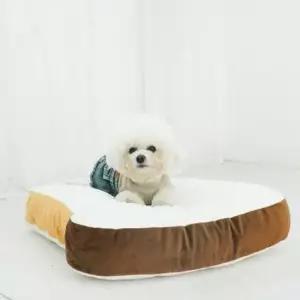 [반려] 강아지 식빵 방석 1P 반려견 극세사 쿠션 침대 하우스 강아지하우스