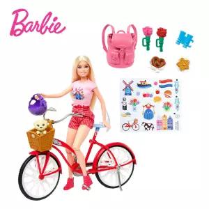 [20000P][BARBIE] 바비인형 패션 바이크 피크닉세트 BARBIE FASHION BIKE PLAYSET