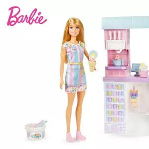 [10000P][BARBIE] 바비인형 아이스크림 가게 BARBIE ICECREAM SHOP PLAYSET