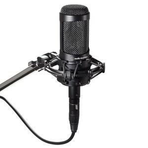 AUDIO-TECHNICA AT2035 카디오이드 콘덴서 마이크, 스튜디오, 및 포함 팟캐스트 마운트 적합, 맞춤형 스트리밍에 XLR 충격 출력,