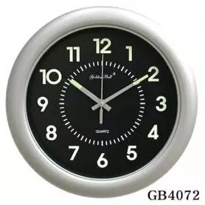 GB4072 야광 무소음 원형 벽시계 320파이 제조한국 벽시계