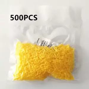 ZSHZTL LC 커넥터 더스트 캡 500개 광섬유 점퍼 세라믹 인서트 더스트 캡 1.25mm
