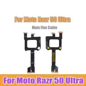 MOTO Razr 50 Ultra Motorola XT2451 마더 보드 커넥터 LCD 디스플레이 화면 메인 플렉스 케이블 교체 부품