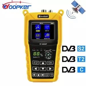 Woopker 위성 파인더 VF 6800P 지지대 DVB-T2 S2 C Sat 계량기 TV 리시버 T2 튜너 HD 디지털 Satfinder