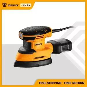 DEKO 220V 전동 공구 13000rpm 샌더 전기 마우스 디테일 가정 장식 산업용 휴대용 DIY 목재 금속