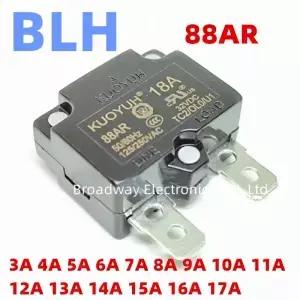 자동 리셋 회로 차단기 과부하 스위치 과전류 보호대 88AR 3A 4A 5A 6A 7A 8A 9A 10A 11A 12A 13A 14A 15A