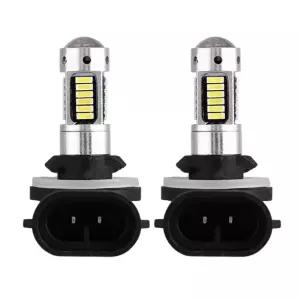 슈퍼 브라이트 881/880 H27 전구 6500k LED 자동 운전 조명 자동차 안개등 전구 DRL 램프 12V 550LM F19A 1