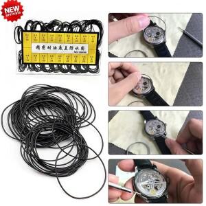 시계 가스켓 0.5mm/0.6mm/0.7mm/0.8mm O-링 방수 고무 뒷면 커버 케이스 제조 업체 수리 도구 액세서리