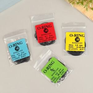 시계 O-링 방수 고무 뒷면 커버 개스킷  수리 도구 액세서리  0.5  0.8mm  1 백