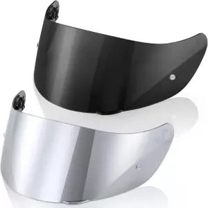 Sayury 2팩 헬멧 바이저 교체 AGV K1 / K1S K3SV K5S 오토바이 페이스 쉴드 김서림 방지 자외선 차단 다크