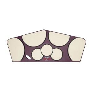 VIC FIRTH 헤비 히터 쿼드 패드, 림 포함, 라지