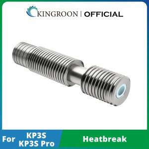 KINGROON 3D 프린터 부품 KP3S/ Pro Heatbreak 6x30mm 스테인레스 스틸 목구멍 1/2/3PC