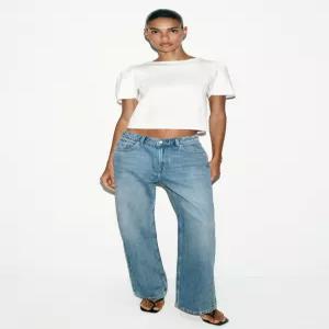 ZARA 벌룬 슬리브 니트 탑 - 화이트 4192/038/250 283949