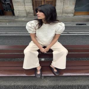 ZARA 벌룬 슬리브 니트 탑 - 크림 2142/016/712 283911
