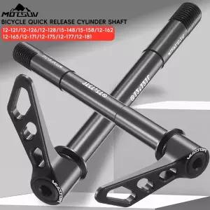 MOTSUV 도로 자전거 스루 액슬 프론트 포크 샤프트 꼬치 MTB 12x121-181 리어 허브 15x148/158 퀵 릴리스