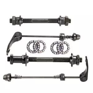 1 세트 MTB 자전거 차축 전면 후면 퀵 릴리스 꼬치 도구 25mm 1/4 허브 베어링 6 7 8 속도 범용 부품
