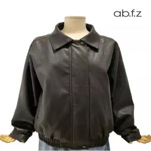에이비에프지 ABFZ 루즈핏 레더 재킷 APA5QL01G APA5QL01G-GP 105865