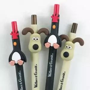 대학생필기도구 월레스그로밋 피규어 슬림 샤프 샤프펜슬 20개 1세트