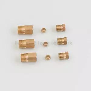 압축 페룰 커넥터 기계 피팅 윤활 튜브 공구 황동 어댑터 오일 파이프 OD M4 x 0 7 OD Tube 4mm