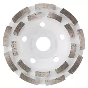 BOSCH DCDR05 5인치 더블 로우 세그먼트 다이아몬드 컵 휠 더 긴 수명 효과적인 연마 콘크리트 모르타르