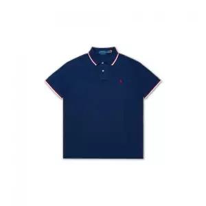 POLO RALPH LAUREN [적립금 5%]커스텀 슬림핏 메시 폴로 셔츠-블루