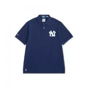 POLO RALPH LAUREN 폴로 랄프 로렌 양키스 폴로 셔츠-블루