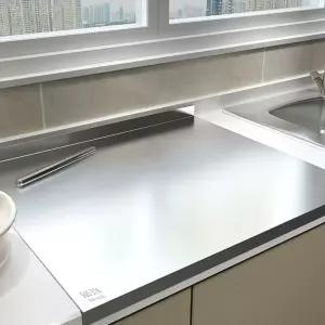 싱크대 상판덮개 스텐리스도마 대형 조리대 위생 유수 튀김