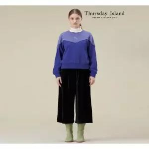 써스데이아일랜드Thursday Island 벨벳 핀턱 팬츠T236MPT133W2547266