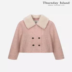 써스데이아일랜드Thursday Island 덤블 카라 탈부착 숏코트T238MCT235W2547265