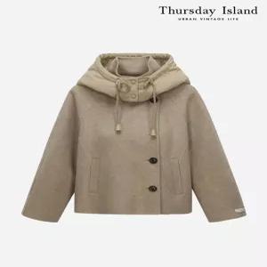 써스데이아일랜드Thursday Island 패딩후드 핸드메이드 코트T238MCT238W2547262