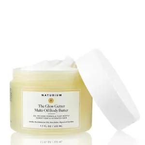 Naturium The Glow Getter 휘핑 멀티 오일 바디 버터, 퍼밍 크림 및 모이스처라이저, 시어 버터 포함, 227.