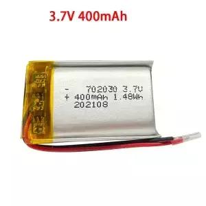 702030 에 대 한 3.7V 400mAh 충전식 배터리 DIY MP3 GPS PSP DVR 원격 제어 드론 아름다움 악기