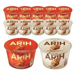 [팔도]아리 ARIH 모던누들컵 김볶음면 매운맛 125g 6개 + 트러플불고기 125g 6개