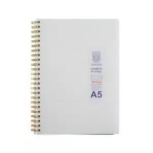 옥스포드 3500 밀크 PP 스프링노트 A5 줄 210 149mm 80매 00 스프 링노트